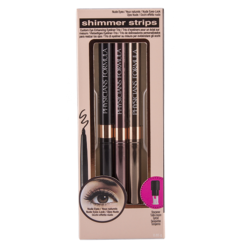 PHYSICIANS FORMULA Карандаши для век набор Shimmer Strips Custom Eye Enhancing Eyeliner Trio-Nude Eyes тон шампань олово черный 0.85 г