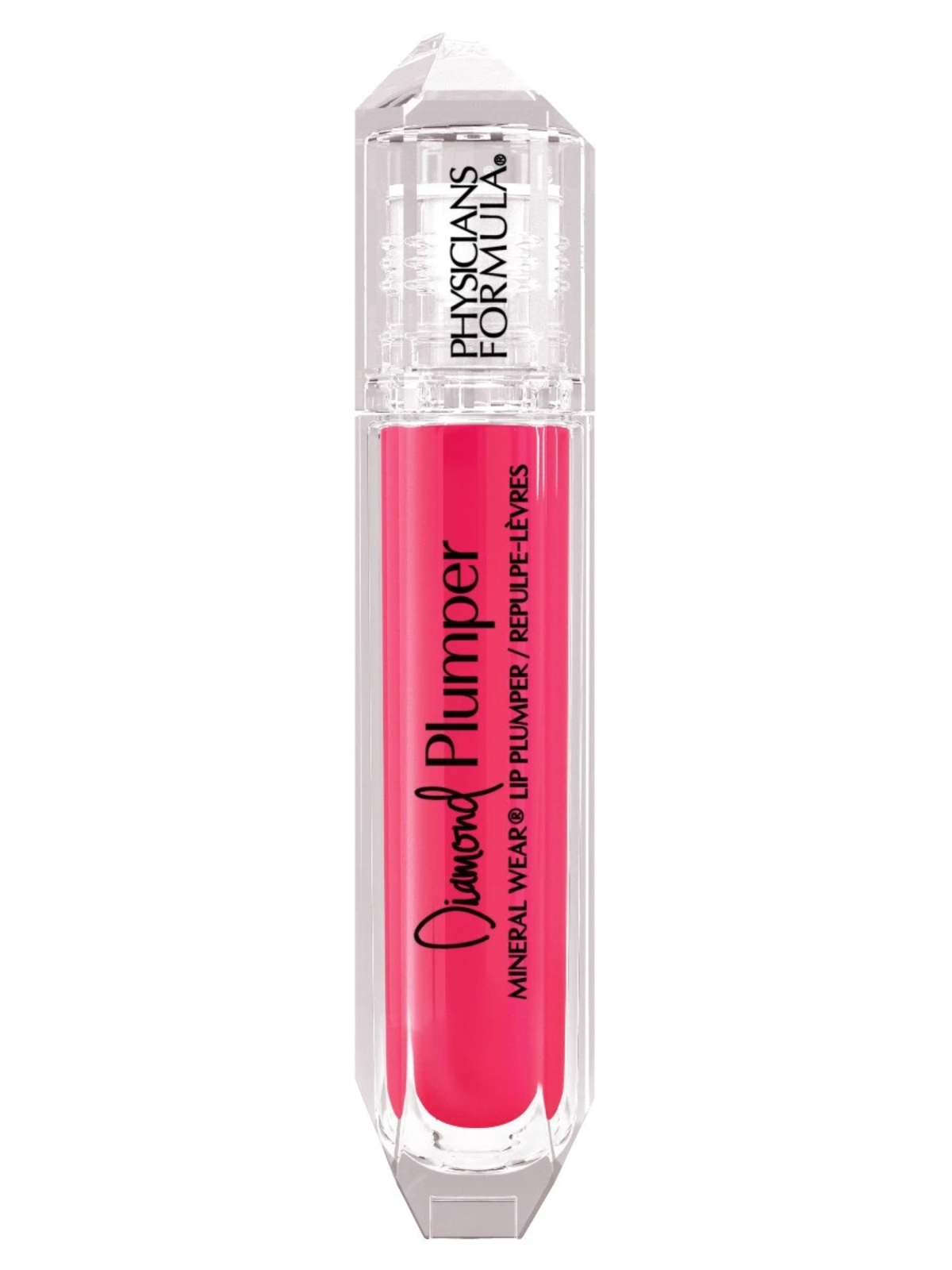 PHYSICIANS FORMULA Блеск для губ увеличивающий объем Diamond Glow Lip Plumper, тон: сияющий розовый, 5мл